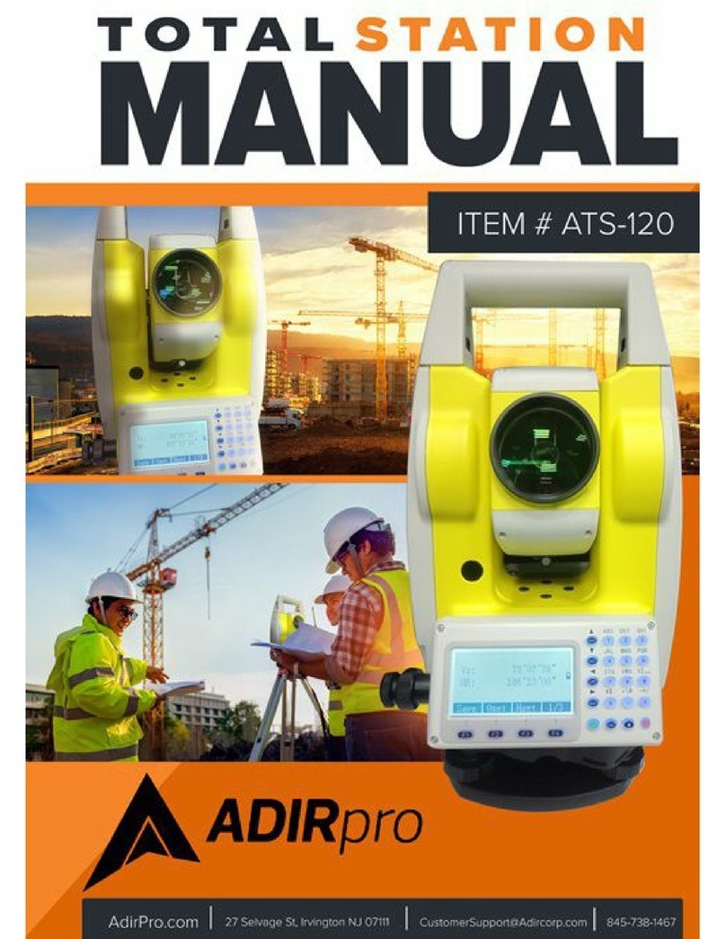 AdirPro Total Station ATS-120 Series manual