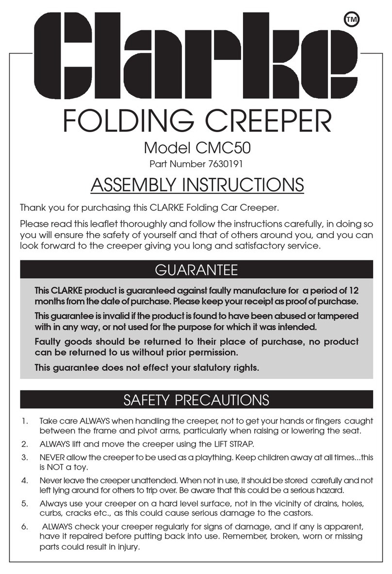 Clarke CMC50 Assembly instructions