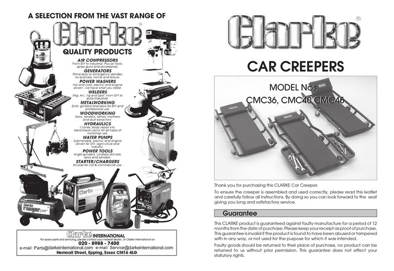 Clarke CMC36 quick start guide
