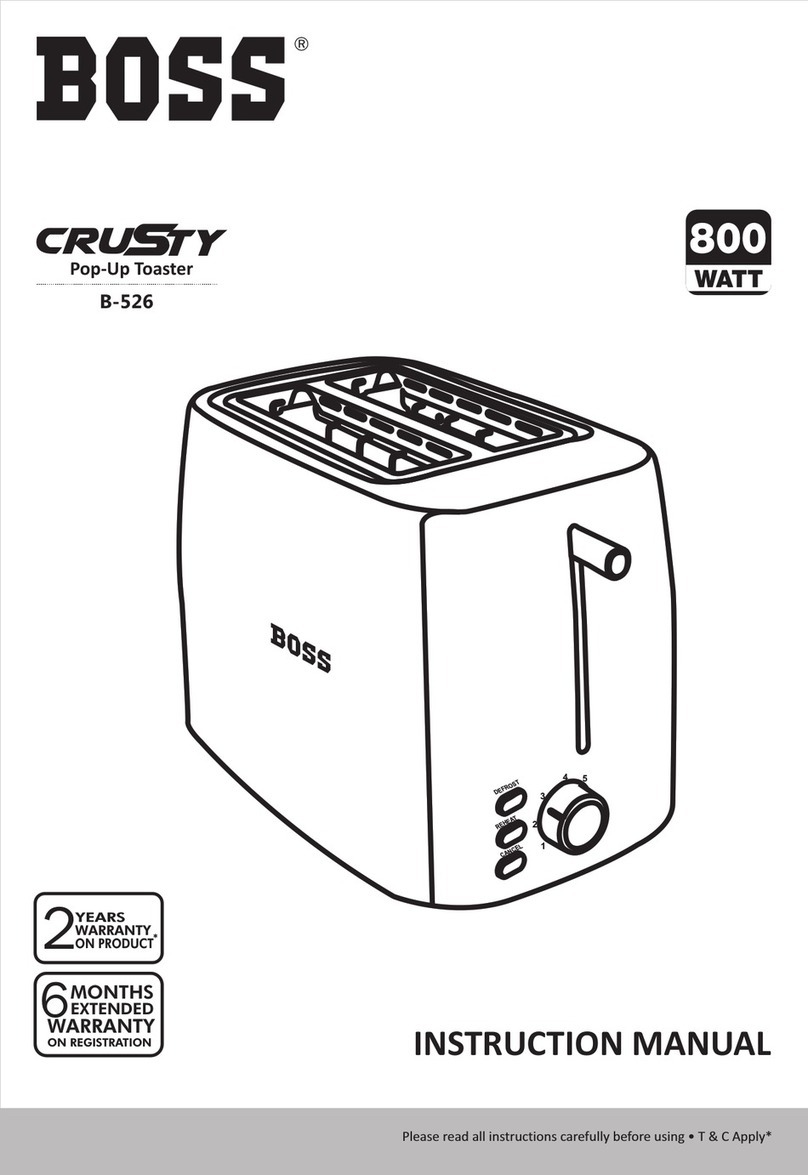 BOSSCO Crusty B-526 instruction manual
