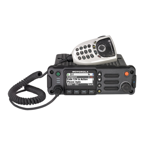 Motorola ASTRO APX O2 Control Head Mobile Radio Reference guide
