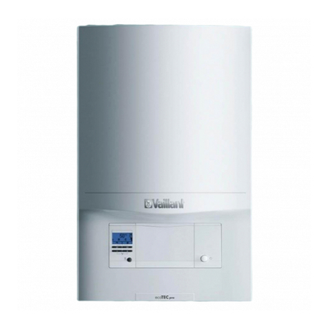 Vaillant ecoTEC pro VUW 6/5-3 Series Installation and maintenance instructions