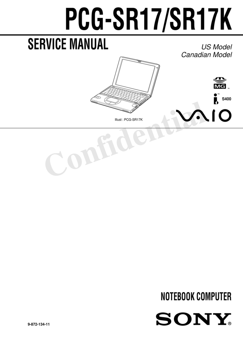 Sony VAIO PCG-SR17 Service manual