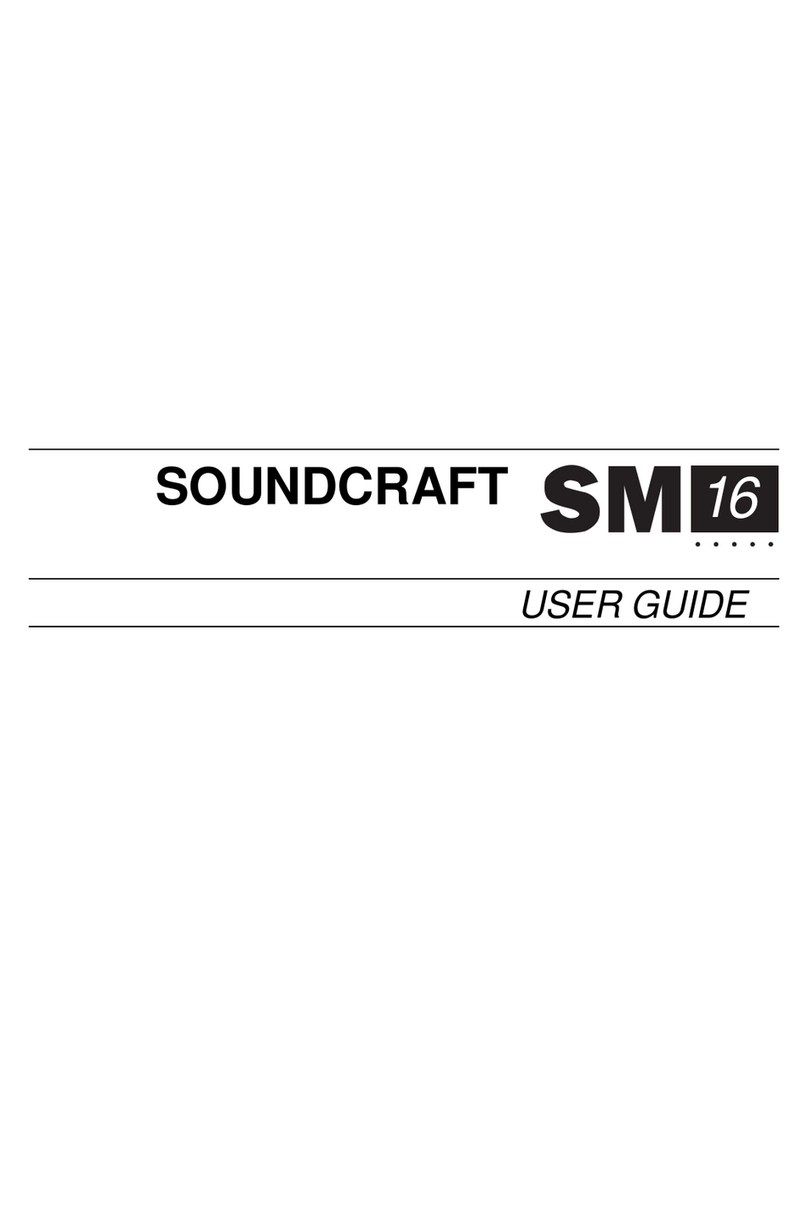 SoundCraft SM 16 user guide