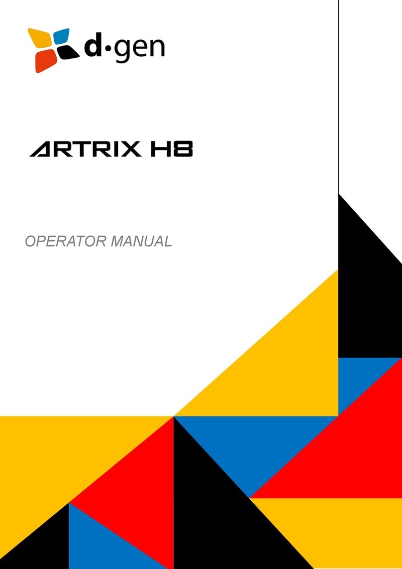 d.gen Artrix H8 User manual