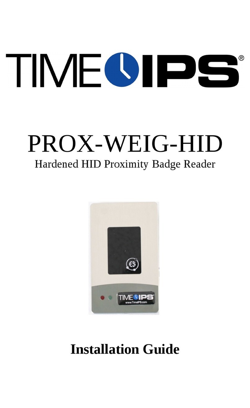 TimeIPS PROX-WEIG-HID installation guide
