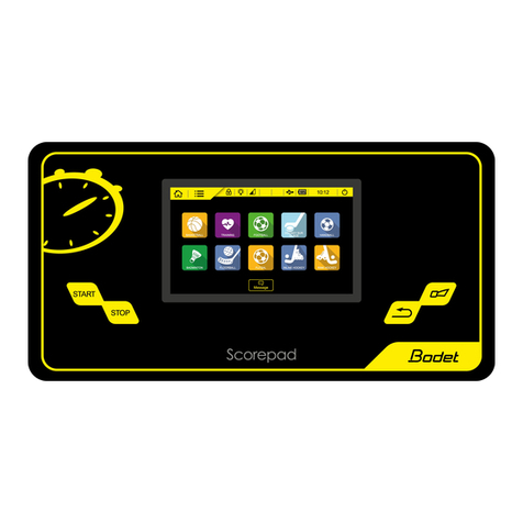 Bodet Scorepad User manual