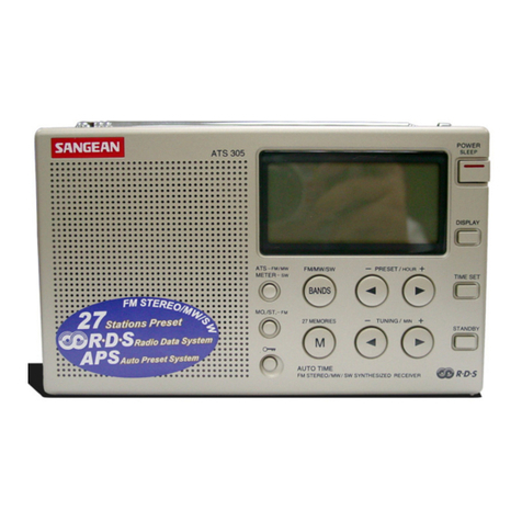 Sangean ATS 305 User manual