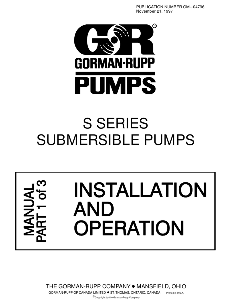 GORMAN-RUPP S Series Owner's manual