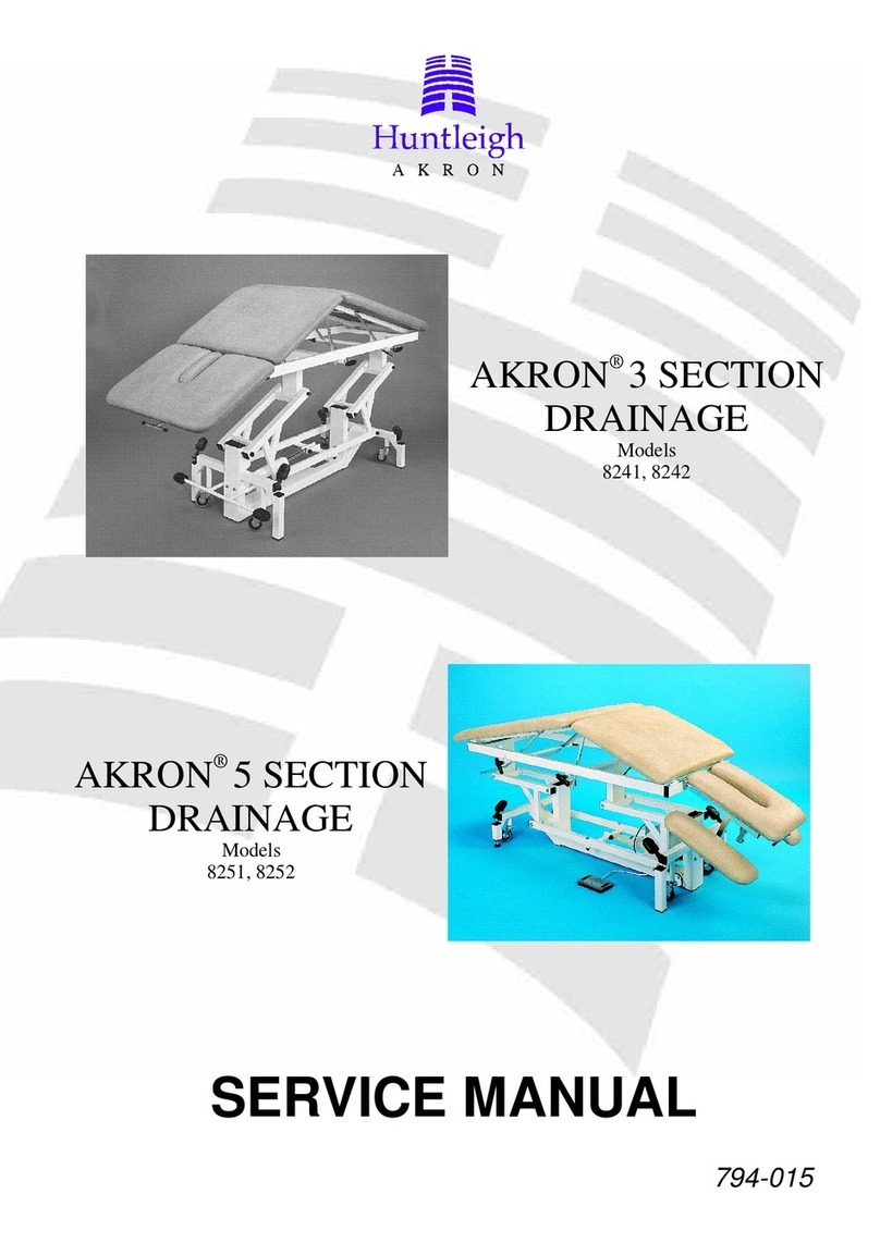 Huntleigh AKRON 3 SECTION DRAINAGE User manual