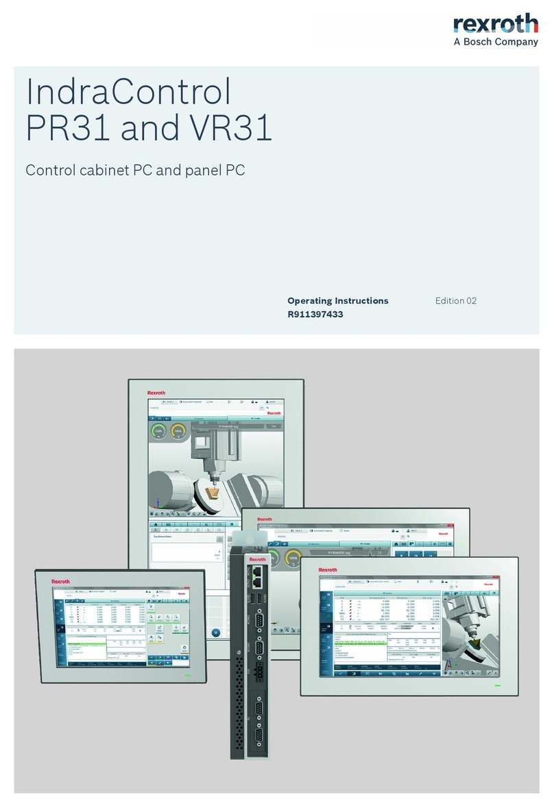 REXROTH IndraControl PR31 User manual