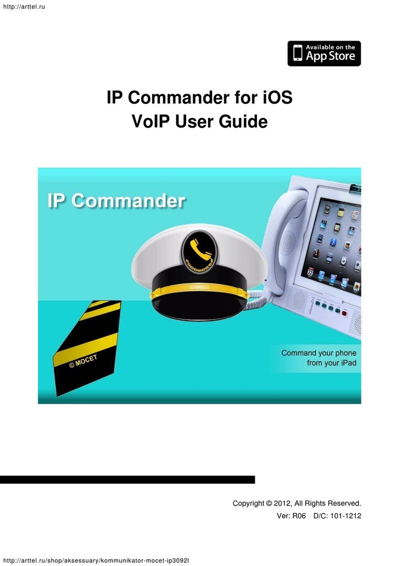 Mocet Communicator IP3092 user guide