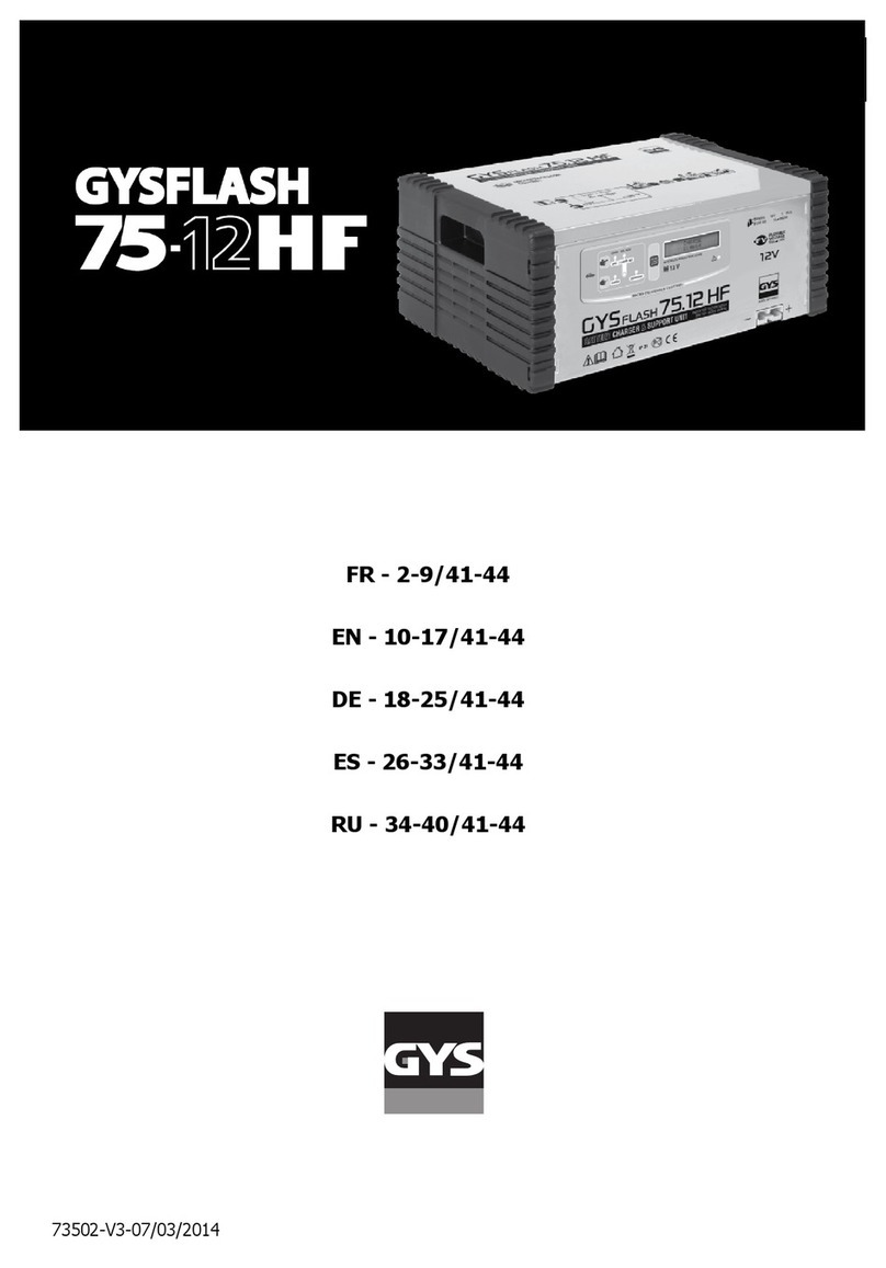 GYS Gysflash 75-12 HF manual