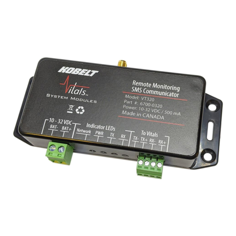 Kobelt VT320 Owners & installation manual