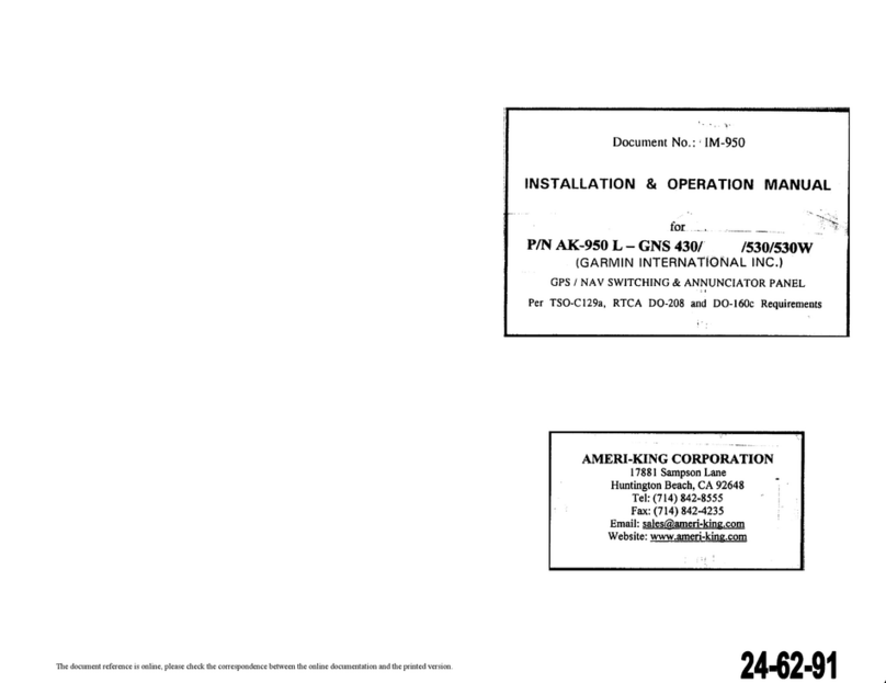 Ameri-King AK-950L Installation & operation manual