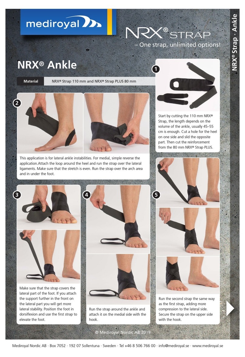 Mediroyal NRX Strap Series quick start guide