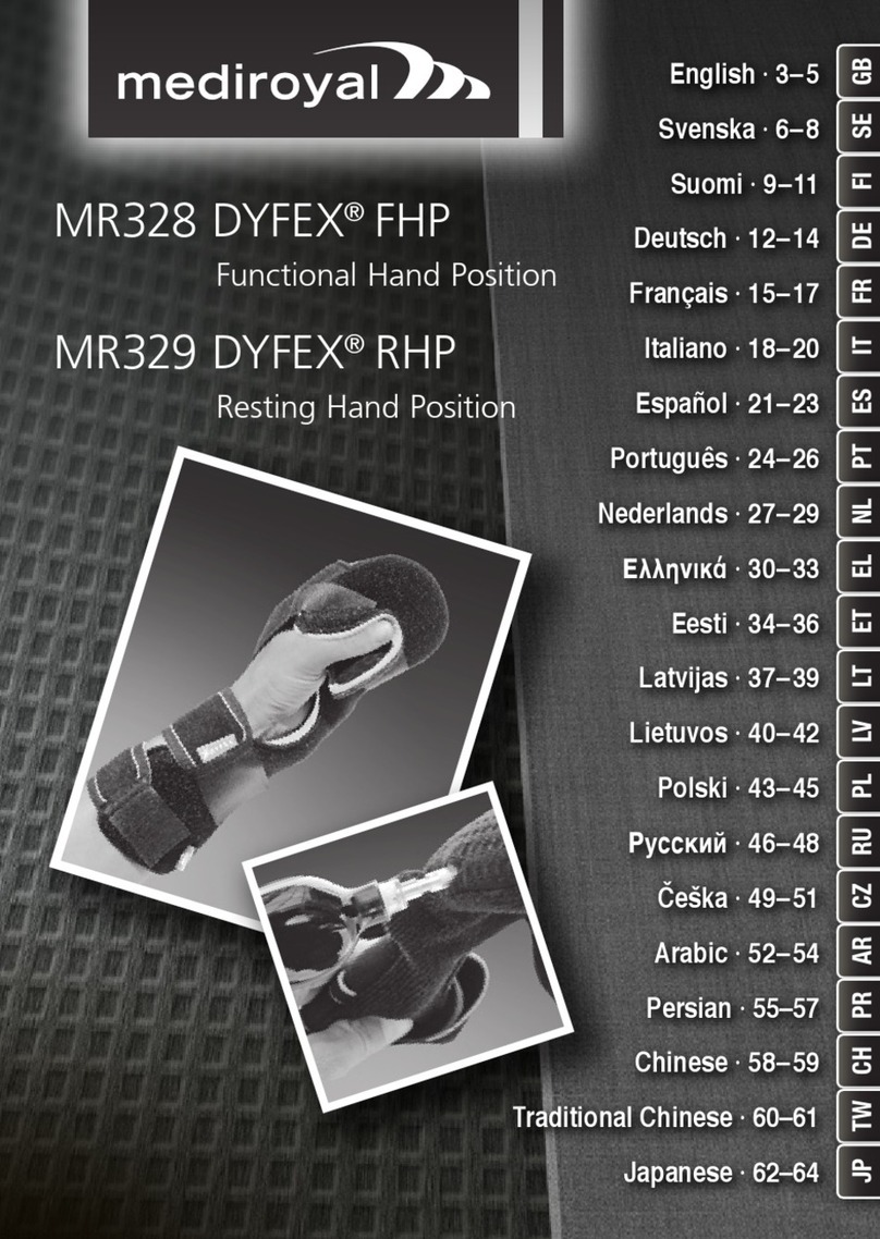 Mediroyal MR328 DYFEX FHP instructions
