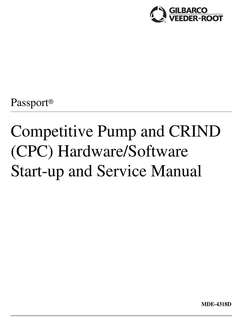Gilbarco VEEDER-ROOT Passport PA03338ABCD Installation, start-up and service manual