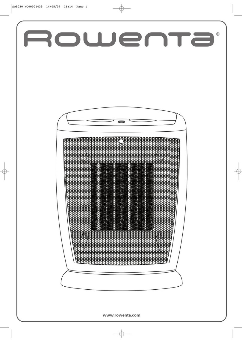 Rowenta AQUACERAM SO9030 Series User manual