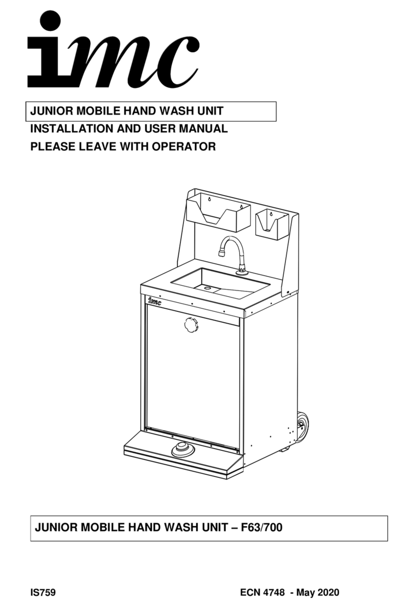IMC F63/700 Installation and user manual IMC F63/700 Installation and user manual