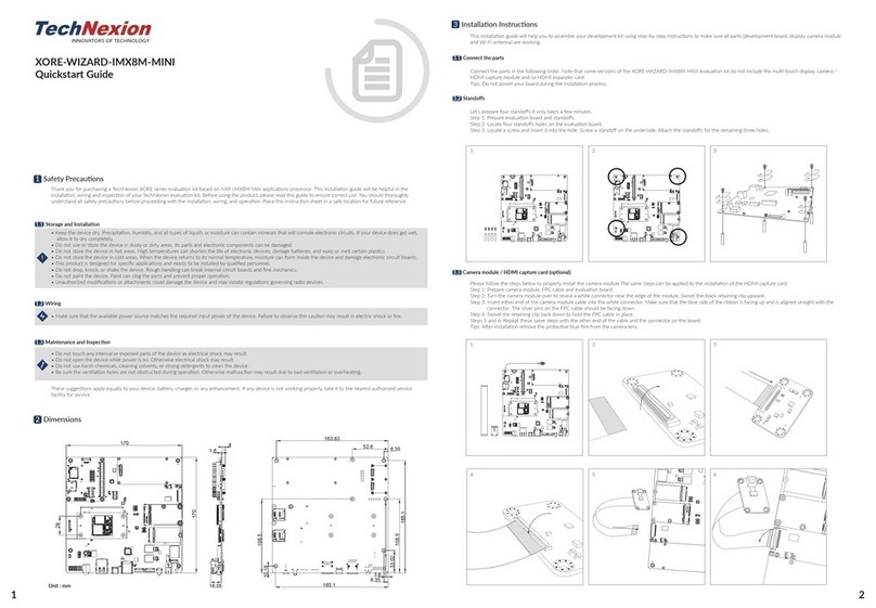 TechNexion XORE-WIZARD-IMX8M-MINI quick start guide