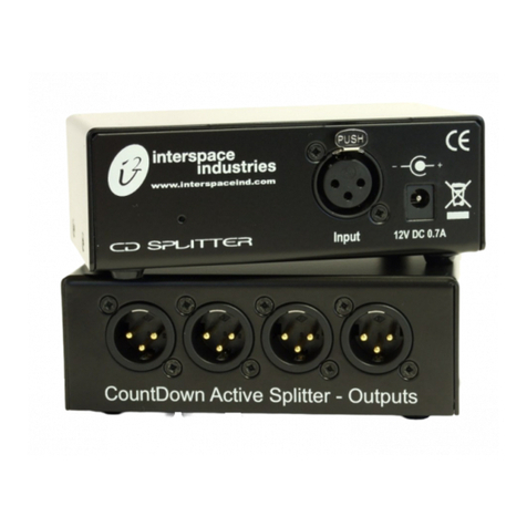 Interspace Industries CountDown Splitter user manual