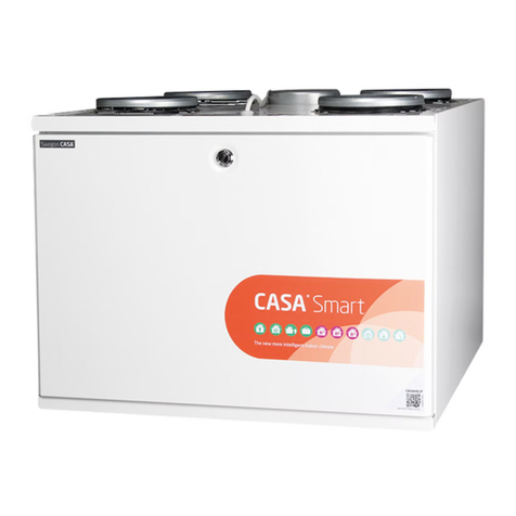 Swegon CASA W3 XS Smart Installation, commissioning and maintenance instructions