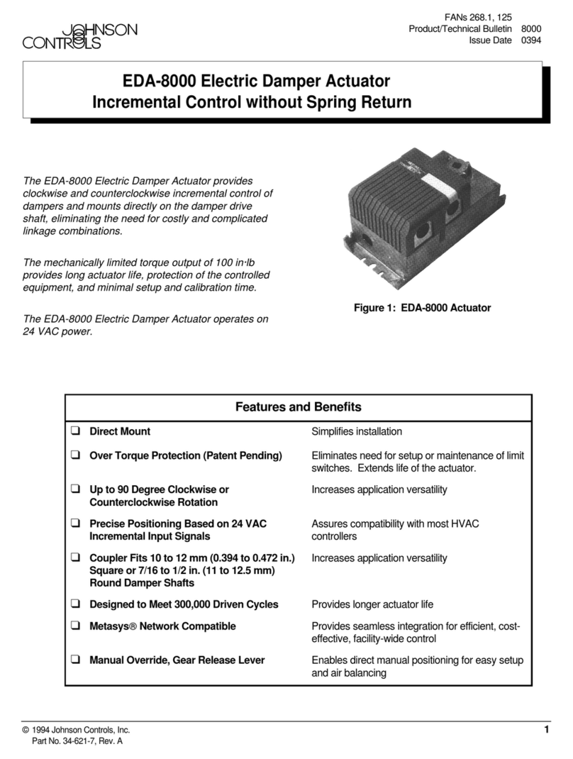 Johnson Controls EDA-8000 Manual Johnson Controls EDA-8000 Manual