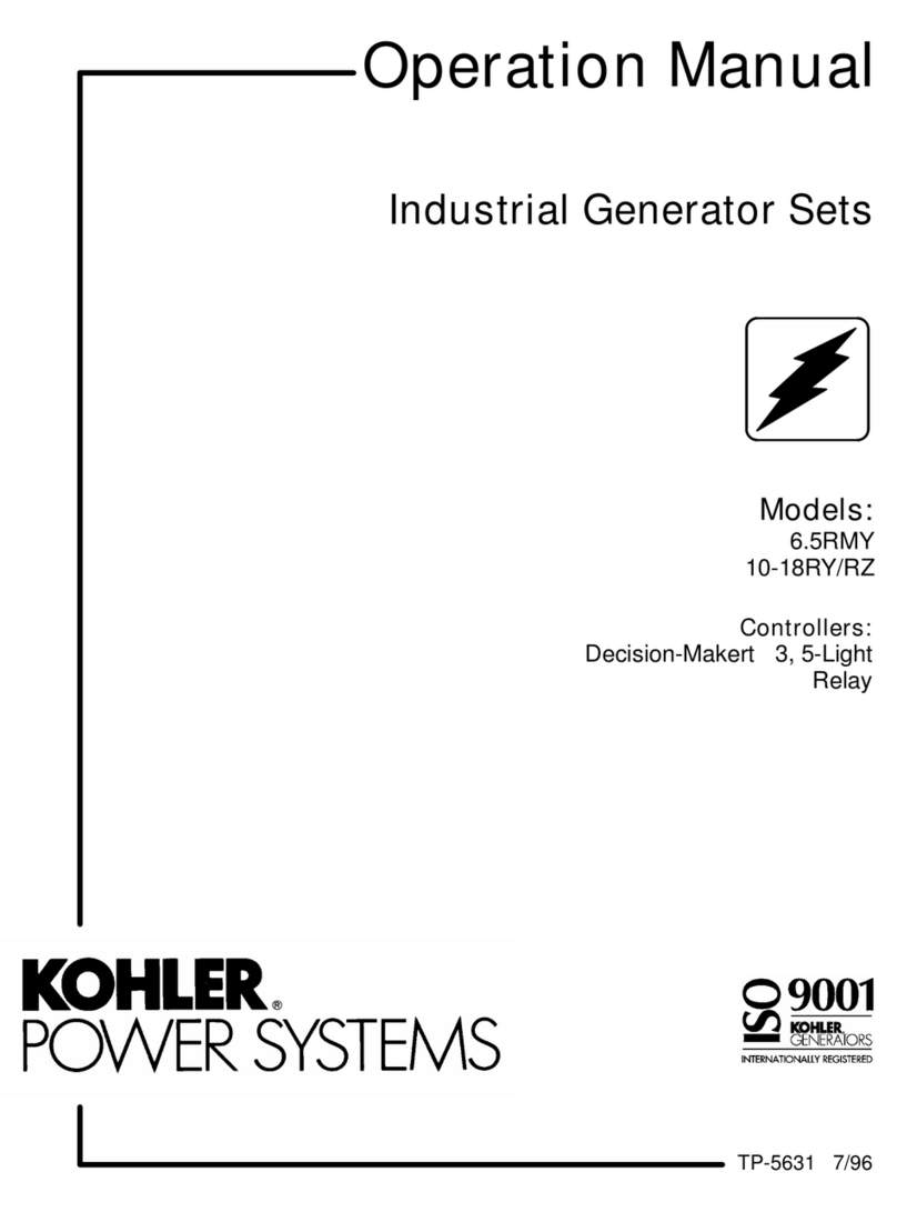 Kohler 6.5RMY Operation manual