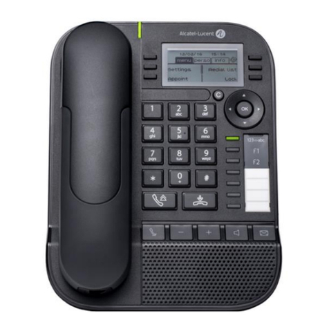 Alcatel Enterprise 8018 User manual