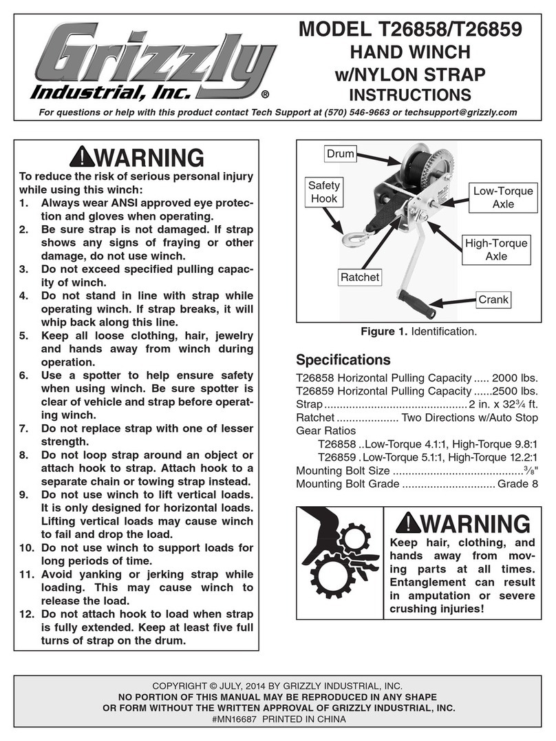 Grizzly T26858 instructions Grizzly T26858 instructions