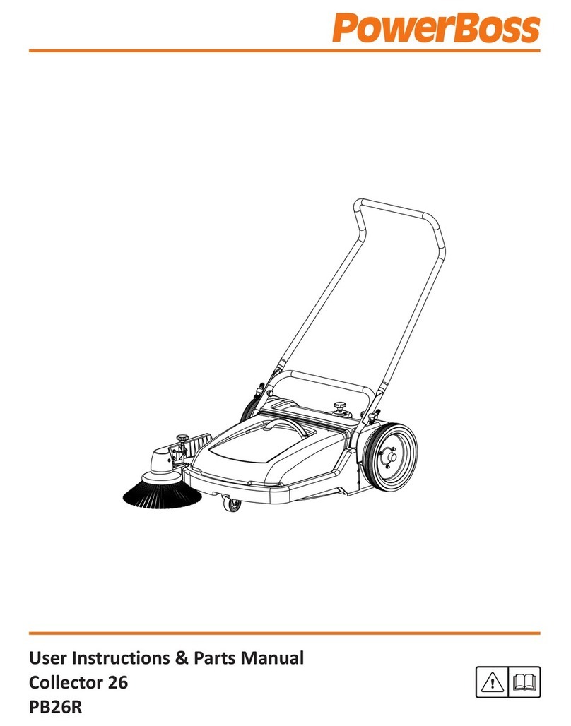 PowerBoss Collector 26 User instructions / parts manual