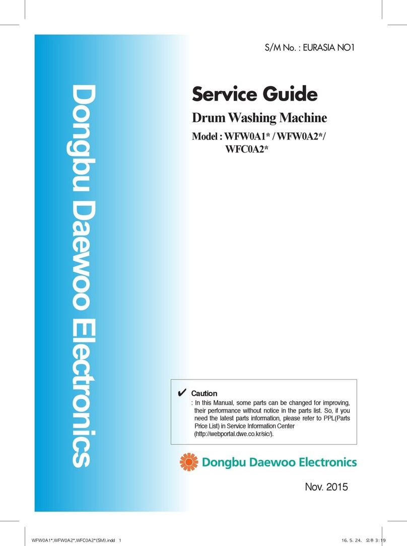 Daewoo WFW0A1 Series User manual