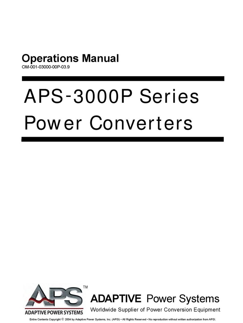 APS APS-3000P Series User manual
