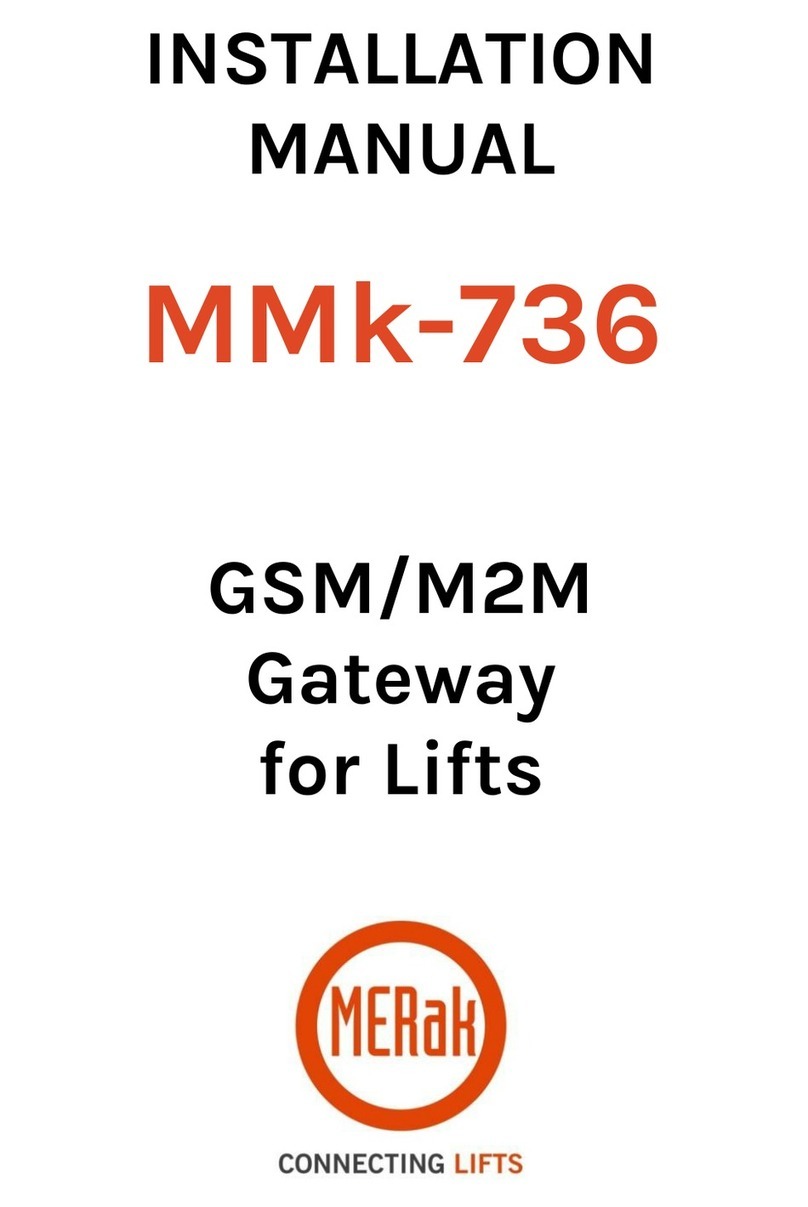Merak MMk-736 installation manual