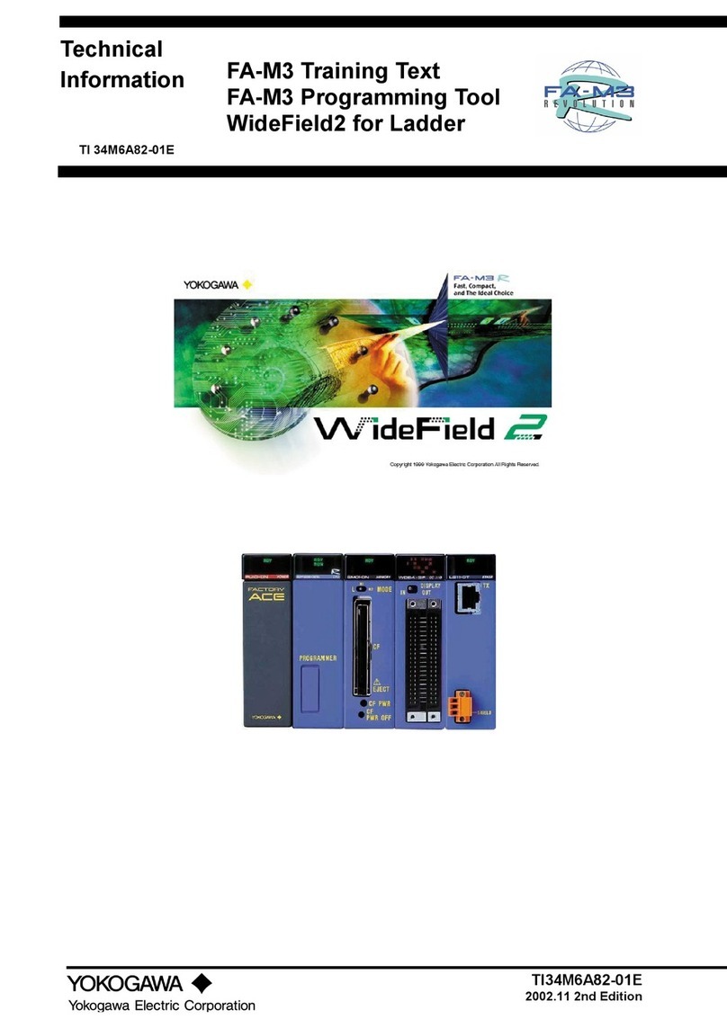YOKOGAWA FA-M3 Vitesse Manual