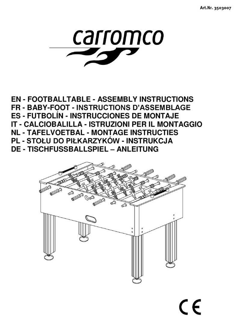 Carromco 05085 Assembly instructions Carromco 05085 Assembly instructions
