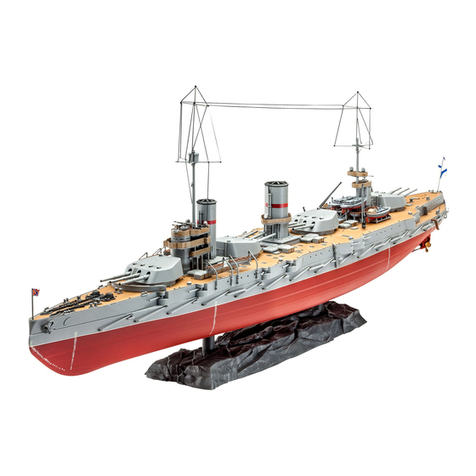 REVELL Russian WWI Battleship Gangut User manual