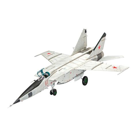 REVELL MiG-25 Foxbat User manual
