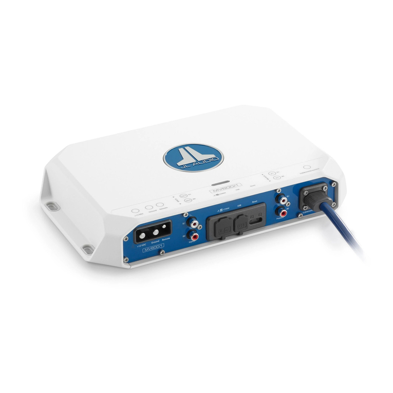 JL Audio MV600/1 Connection guide