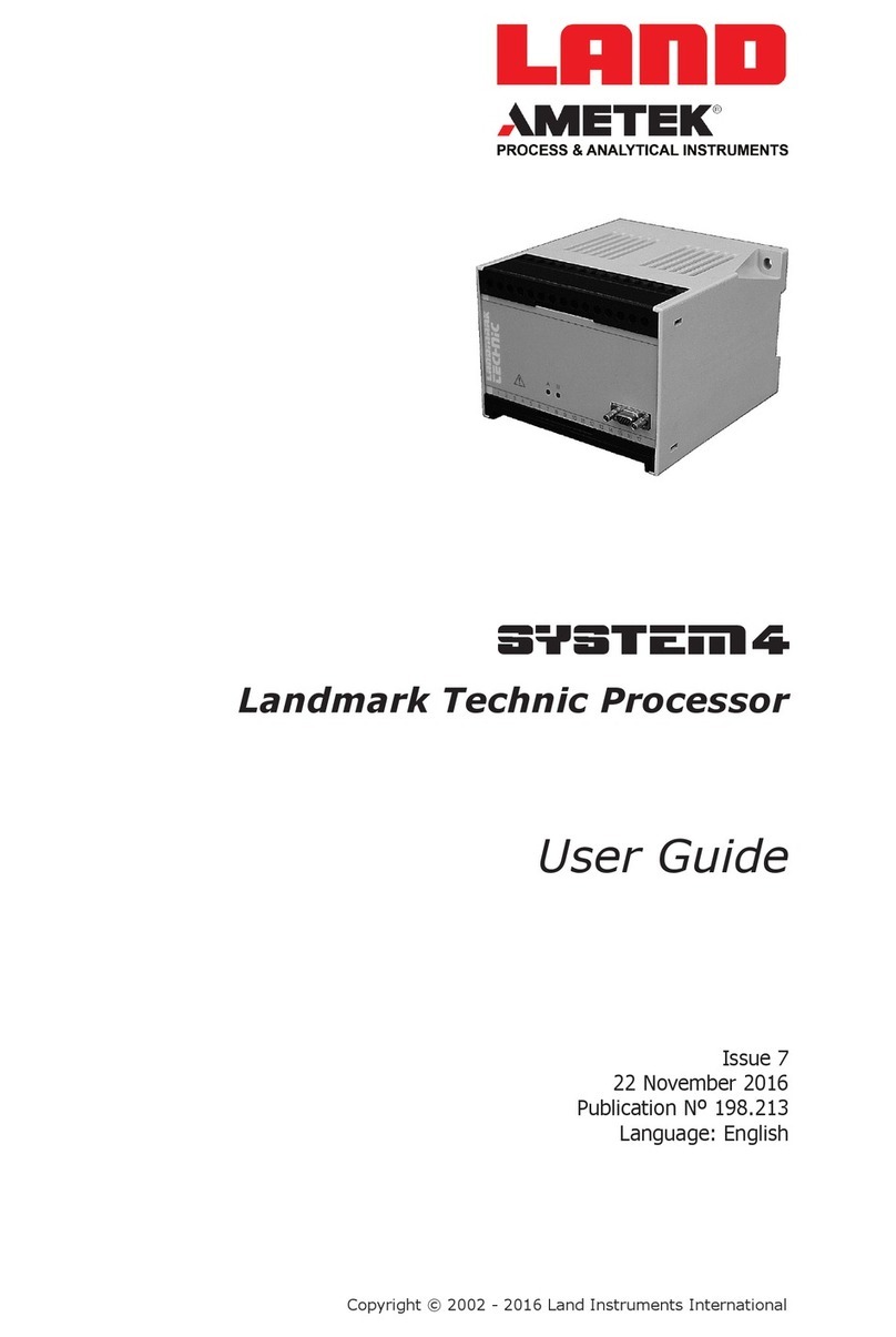 Ametek Land System 4 Landmark Technic  Processor User manual