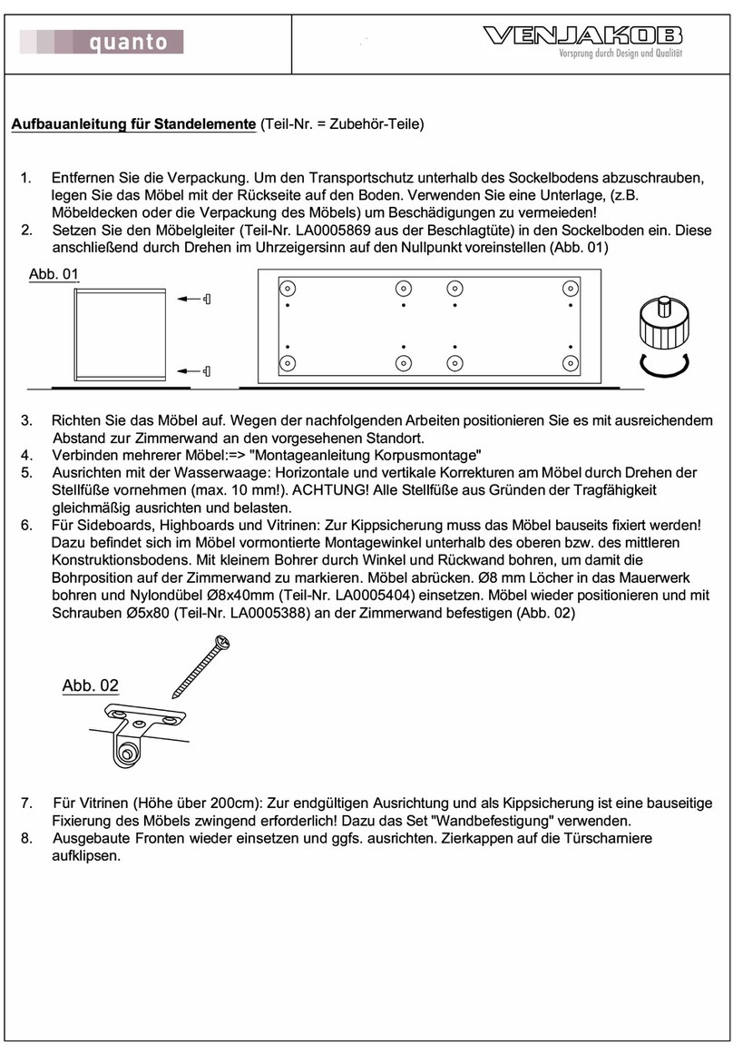 Venjakob Quanto User manual Venjakob Quanto User manual