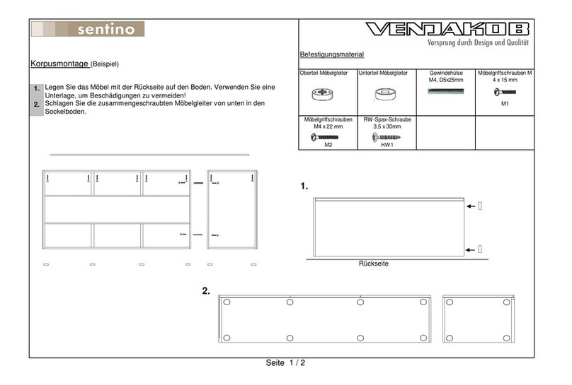 Venjakob Sentino User manual