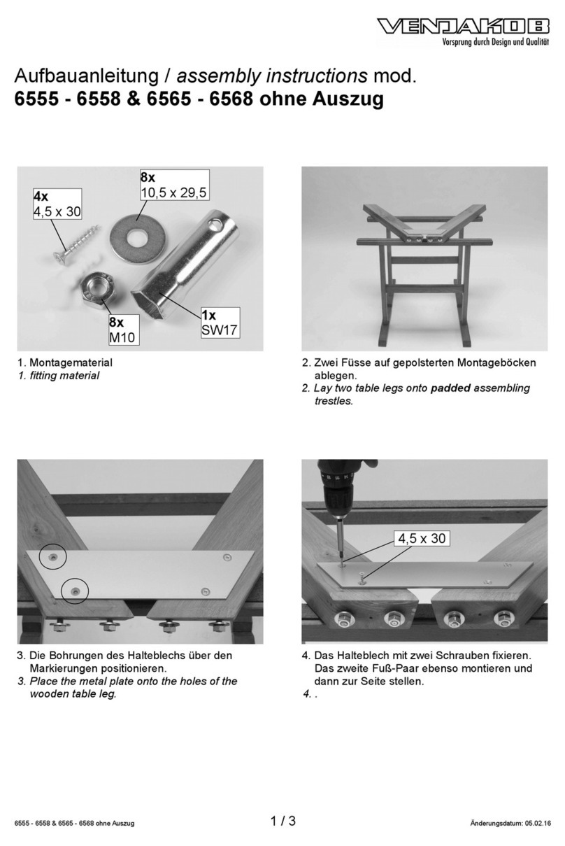 Venjakob 6555 User manual