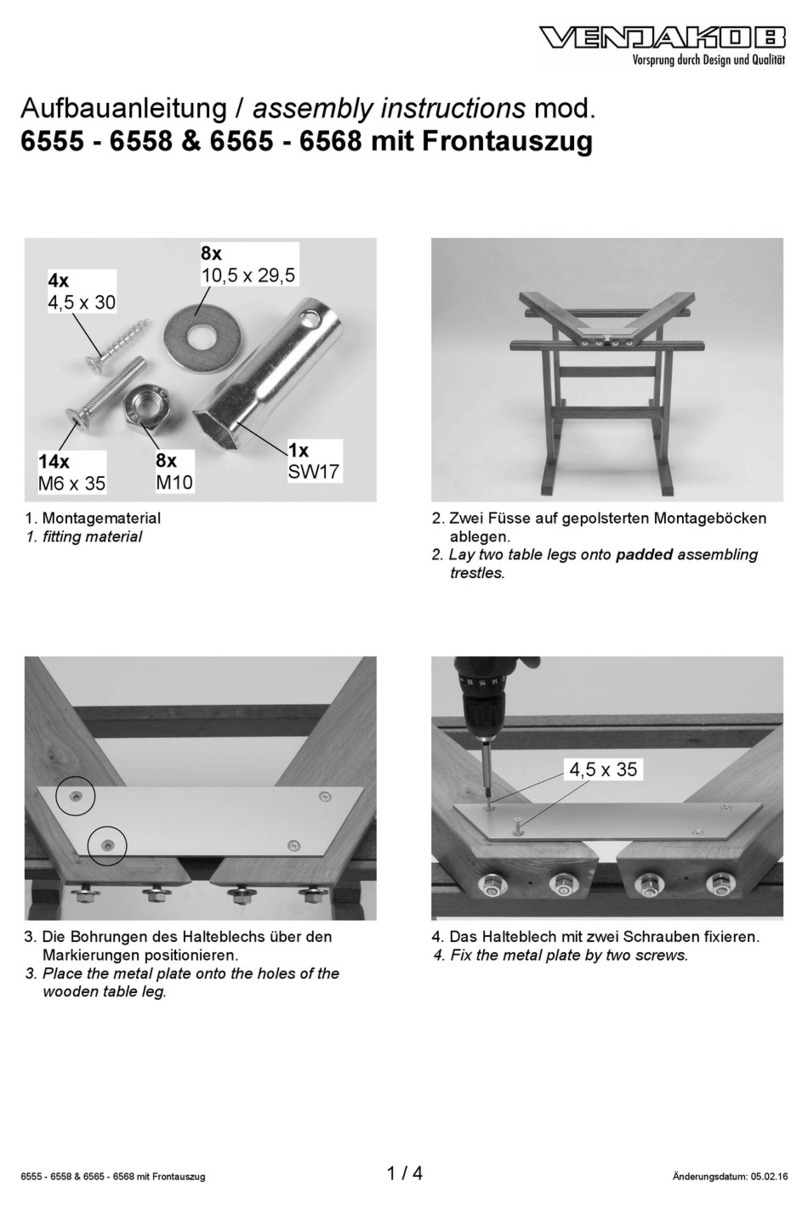 Venjakob 6555 User manual