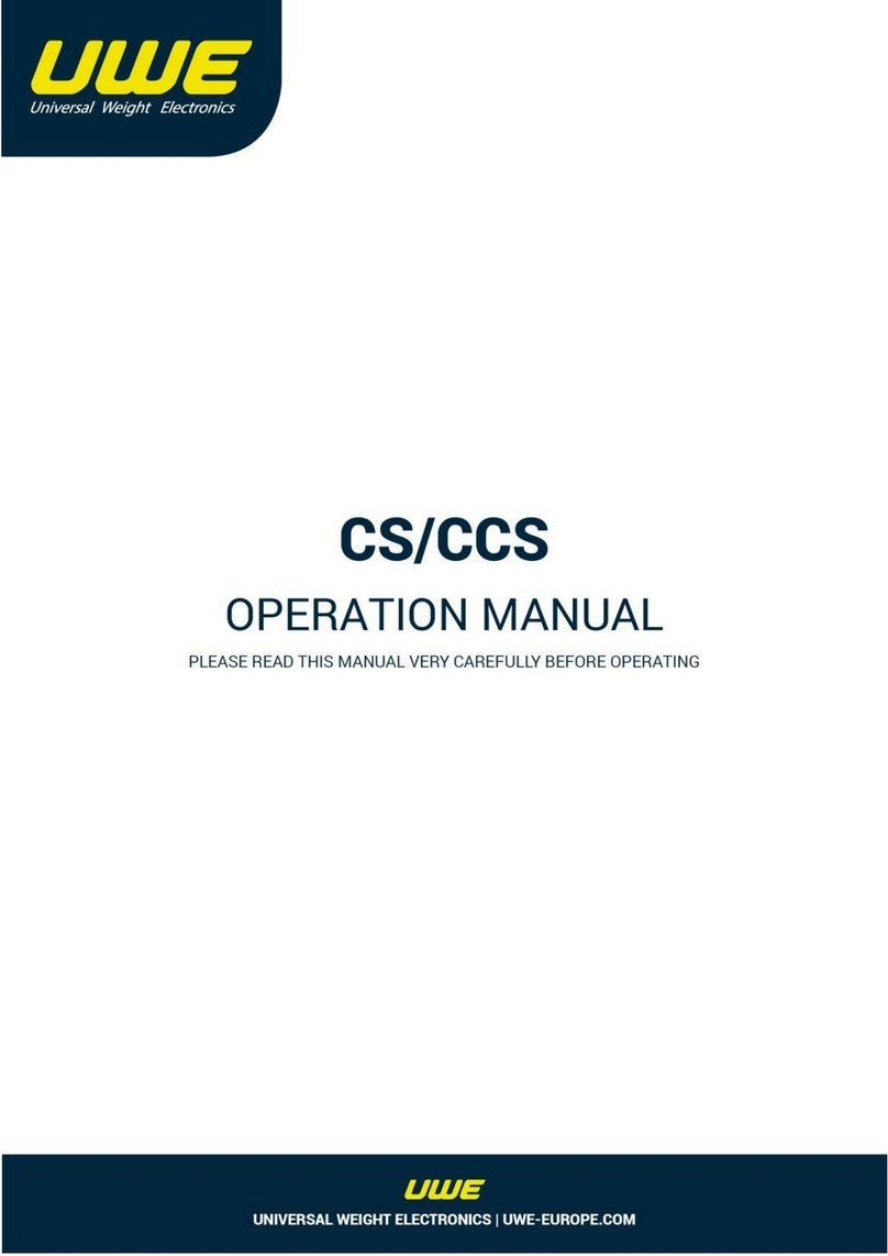 UWE CS Series Operation manual