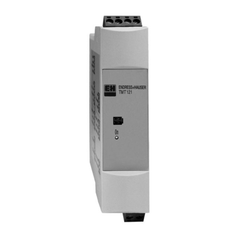 Endress+Hauser iTEMP PCP TMT 121 operating instructions