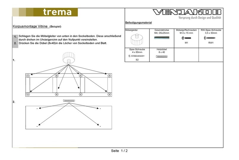 Venjakob Trema User manual Venjakob Trema User manual