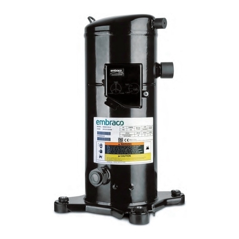 Embraco Scroll SE6015GS-O installation instructions Embraco Scroll SE6015GS-O installation instructions