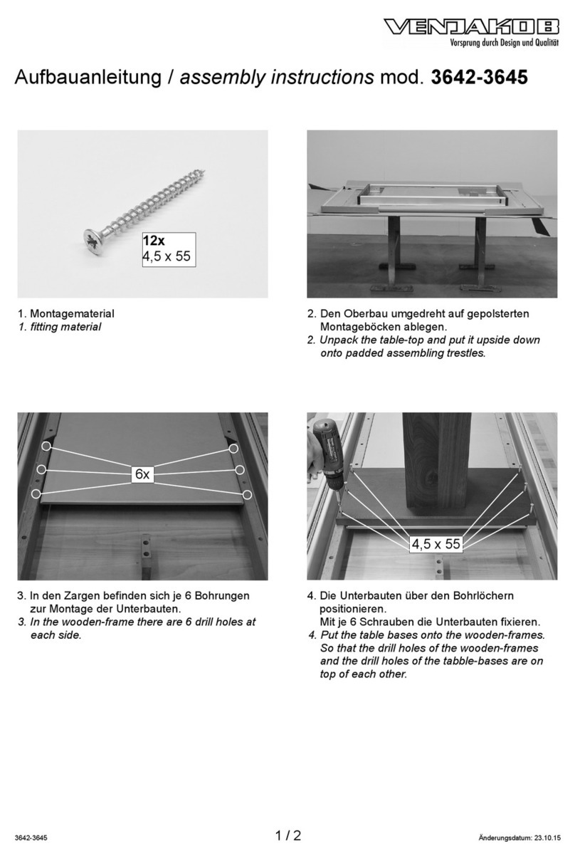 Venjakob 3642 User manual